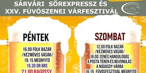 Sárvári Fúvószenei Várfesztivál és Sárvári Sörexpressz 2025