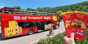 Városnéző emeletes busz Visegrád 2025