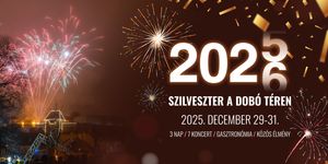 Szilveszter Egerben a Dobó téren 2025