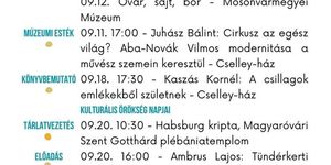 Hansági Múzeum programok 2025 Mosonmagyaróvár