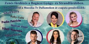 Zenés fürdőzés a borsodi Bogácsi Gyógy- és Strandfürdőben