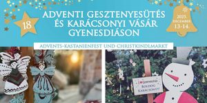 Adventi Gesztenyesütés és Karácsonyi Vásár Gyenesdiás 2025