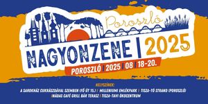 Utcazene Fesztivál Poroszló 2025. NagyonZene fesztivál