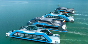 Első hajó fogadása Balatonfüred 2025