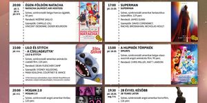 Agora Mozi műsor 2025 Szekszárd