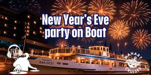 Hajós szilveszter Budapest 2025. Zenés buli egész éjjel a Dunán profi DJ -vel és fénytechnikával