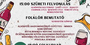 Alsónyéki Szüreti Nap 2025. Szüreti felvonulás és mulatság