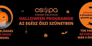 Őszi szünet programok 2025 Budapest. Tökös Halloween kalandok a Csodák Palotájában