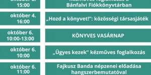 Országos Könyvtári Napok Sopron 2023. Széchenyi István Városi Könyvtár