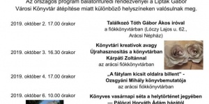 Könyvtári Napok a balatonfüredi Lipták Gábor Városi Könyvtárban 2018 Könyvtári Napok a balatonfüredi Lipták Gábor Városi Könyvtárban 2018