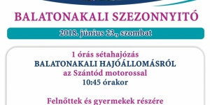 Balatonakali sétahajó 2018. Szezonnyitó ingyenes sétahajózás a Szántód motorossal Balatonakali sétahajó 2018. Szezonnyitó ingyenes sétahajózás a Szántód motorossal