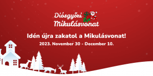 Diósgyőri Mikulásvonat 2023 Miskolc. Lillafüredi Mesebirodalom