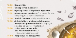 Népi Ízek Fesztiválja 2023. Régi Magyarország ízei a nyíregyházi Sóstói Múzeumfaluban
