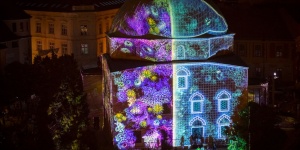 Zsolnay Fényfesztivál 2024 Pécs. Zsolnay Light Art Nemzetközi Fényfestőverseny