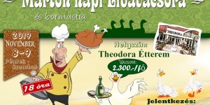 Márton nap Zánkán libavacsorával és újborkóstolóval a Theodora Étteremben Márton nap Zánkán libavacsorával és újborkóstolóval a Theodora Étteremben