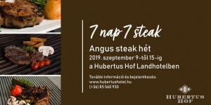 Angus marhahús tematikus napok a balatonfenyvesi Hubertus Hof Landhotelben Angus marhahús tematikus napok a balatonfenyvesi Hubertus Hof Landhotelben