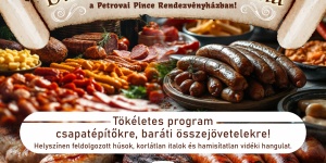 Disznótoros vacsora 2025 Monor. Ínyenc disznótoros program cégeknek, barátoknak, családoknak