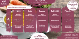 Heti menü Győrben a Land-Plan Étteremben