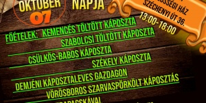 Káposztás Étkek Napja Demjén 2023