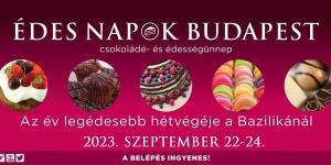Édes Napok Budapest 2023. Csokoládé- és Édességünnep a Bazilika előtt