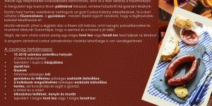 Csabai Kolbászkaland 2025. Készítsd el saját kezűleg az igazi Csabai Kolbászt!