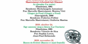 Olasz filmklub havi 1 alkalommal a veszprémi Eötvös Károly Megyei Könyvtárban Olasz filmklub havi 1 alkalommal a veszprémi Eötvös Károly Megyei Könyvtárban