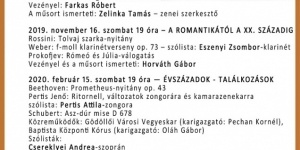 Gödöllői Szimfonikus Zenekar hangversenybérlet 2019 / 2020. Remekművek Gödöllőn Gödöllői Szimfonikus Zenekar hangversenybérlet 2019 / 2020. Remekművek Gödöllőn