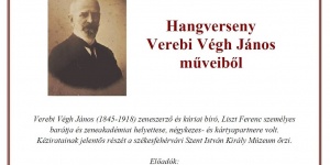 Székesfehérvári hangverseny 2018. Előadás a Bundenz-házban Verebi Végh János műveiből Székesfehérvári hangverseny 2018. Előadás a Bundenz-házban Verebi Végh János műveiből