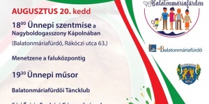 Augusztus 20 Balatonmáriafürdő- ünnepi műsor és Pokolgép koncert Augusztus 20 Balatonmáriafürdő- ünnepi műsor és Pokolgép koncert
