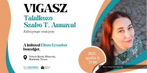 Író-olvasó találkozó Veszprém 2025. Irodalmi programok az Eötvös Károly Könyvtár szervezésében