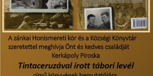 Könyvbemutató Zánka 2023. Kerkápoly Piroska könyvének bemutatója a Faluházban