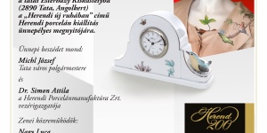 Herendi porcelán kiállítás Herendi új ruhában címmel a tatai Esterházy Kiskastélyban