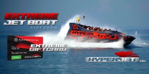 Extrém lánybúcsú  program, sikoltozós őrült száguldás a Balatonon, élményhajózás a HyperJet-tel