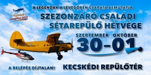 Kecskédi Repülőnap 2023. Legendák a levegőben családi sétarepülő hétvége, honvédelmi sportágbemutató