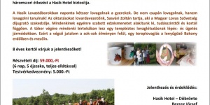 Bakonyi lovastábor 2018. Döbröntén 8 éves kortól változatos programokkal készül a Hasik Lovastábor! Bakonyi lovastábor 2018. Döbröntén 8 éves kortól változatos programokkal készül a Hasik Lovastábor!