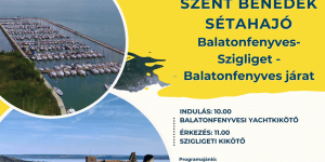 Szigligeti kirándulás Balatonfenyvesről a Szent Benedek sétahajóval