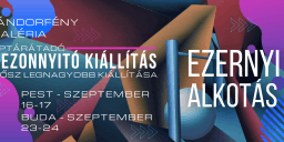 Vándorfény Galéria programok 2023. Neves magyar kortárs művészeket bemutató időszaki kiállítások