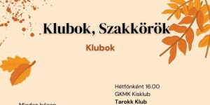 Klub programok Keszthely 2025. Klubfoglalkozások a Goldmark Károly Művelődési Központban