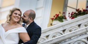 Októberi esküvő Balatonfüreden, a történelmi városrészben található Astoria Hotelben