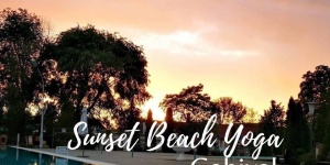 Strand jóga 2022.  Sunset Beach Yoga Gabival a jászszentandrási strand-és termálfürdőben
