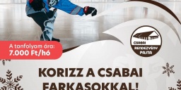 Békéscsabai jégkorong oktatás, korizz a Csabai Farkasokkal!