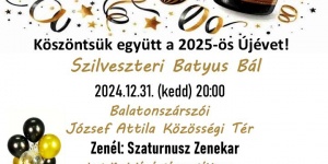 Szilveszteri batyus bál Balatonszárszó 2023