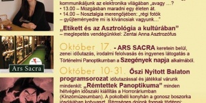 Nyugdíjas műhely Idősek napja alkalmából a Keszthelyi Belvárosi Múzeumok szervezésében Nyugdíjas műhely Idősek napja alkalmából a Keszthelyi Belvárosi Múzeumok szervezésében