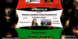 Balatonberény augusztus 20. Szent István napi ünnepi programok 2019 Balatonberény augusztus 20. Szent István napi ünnepi programok 2019