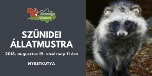 A nyestkutya bemutatása. Szünidei állatmustra a Körösvölgyi Látogatóközpont és Állatparkban A nyestkutya bemutatása. Szünidei állatmustra a Körösvölgyi Látogatóközpont és Állatparkban
