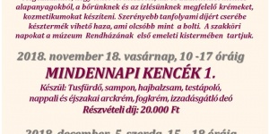 Patikusinas tanfolyam Székesfehérváron a Szent István Király Múzeumban Patikusinas tanfolyam Székesfehérváron a Szent István Király Múzeumban