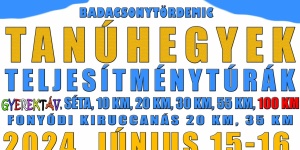 Tanúhegyek teljesítménytúra 2024 Badacsonytördemic