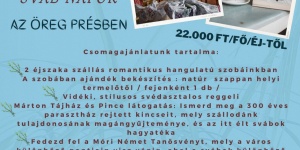 Rozmaring Napok 2023. Sváb Napok Móron a tradíció jegyében! Várja Önt az Öreg Prés Butikhotel