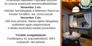 November 1. ünnepi hétvége Móron családi programokkal várja Önt és családját Öreg Prés Fogadónk November 1. ünnepi hétvége Móron családi programokkal várja Önt és családját Öreg Prés Fogadónk