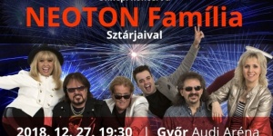 Ünnepi koncert a győri AUDI Arénában a Neoton Familia Sztárjaival, szállással az ETO Park Hotelben Ünnepi koncert a győri AUDI Arénában a Neoton Familia Sztárjaival, szállással az ETO Park Hotelben